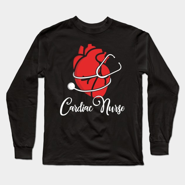 Personalized Cardiac Nurse Cardiology Registered Nurse Gifts Long Sleeve T-Shirt by neonatalnurse